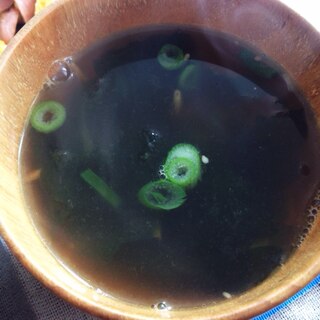 わかめと桜海老の中華スープ♡